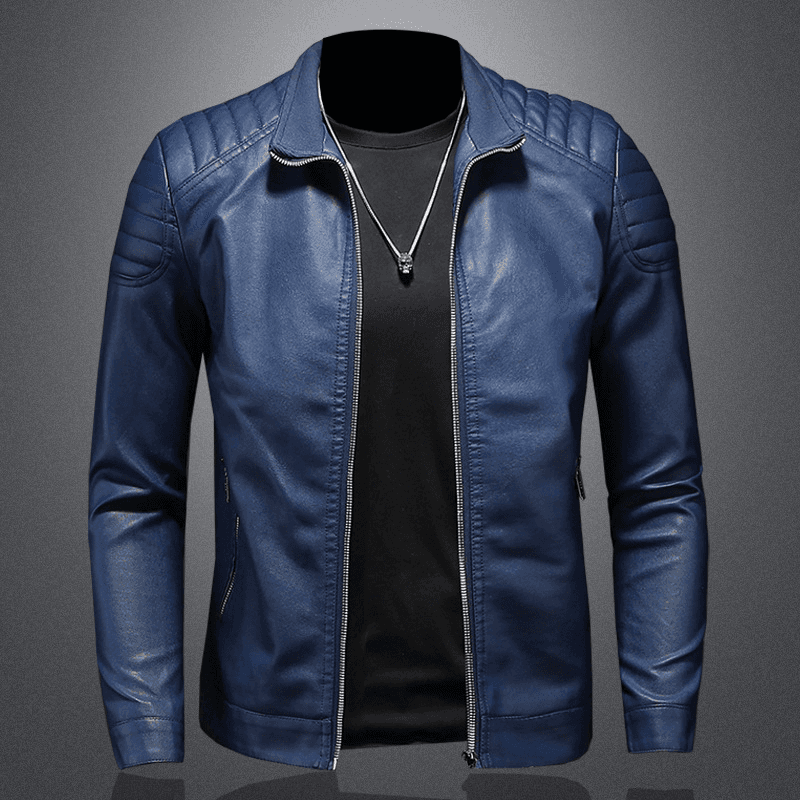 Men's Clothing Jacket Leather Jacket Slim Fit