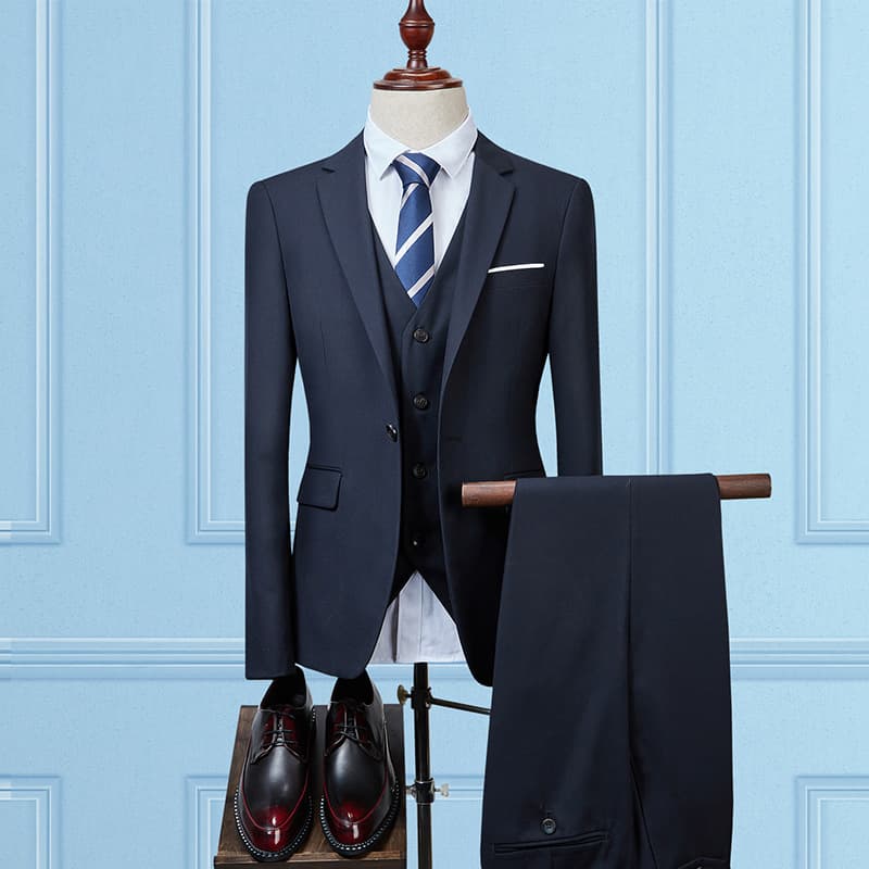 Men's Clothing Wholesale Suits For Men Slim Fit Business Handsome Suits Professional Work Clothes Wedding Wedding Three Piece Suits