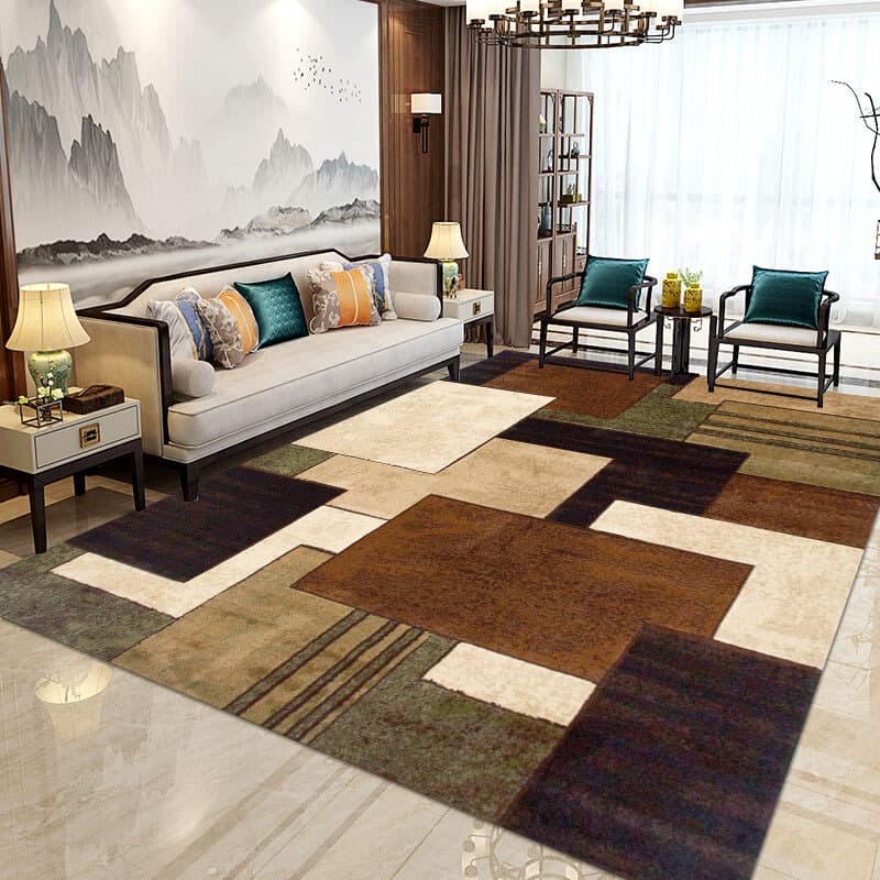 Unisex new living room carpet modern simple coffee table carpet bedroom home bedside carpet floor mat