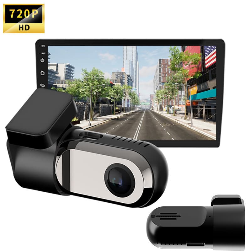 Universal HD Night Vision Dash Cam USB No Installation Android Car Large Screen Video Recording