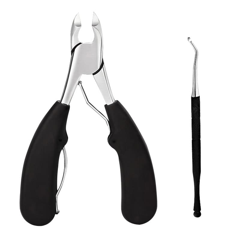 Nail Clipper Set Stainless Steel Toenail Clippers Thick Ingrown Toe Nail Heavy Duty Precision Nail Scissor Cut Toenails Tool