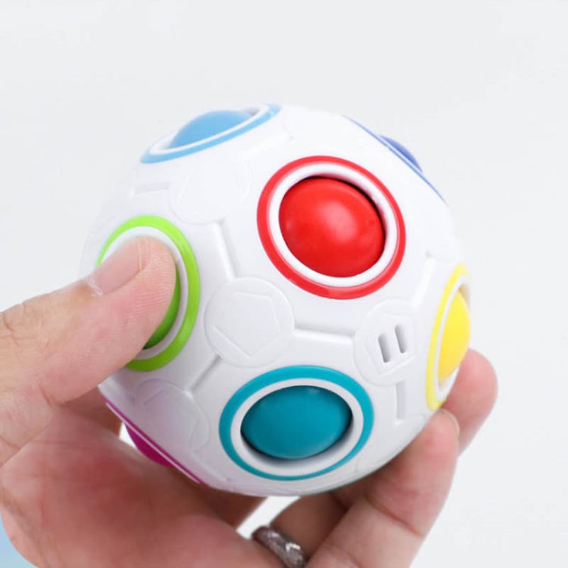 Magic Rainbow Ball Rubik's Cube Relief gift toy Creative relief Rubik's Cube ball