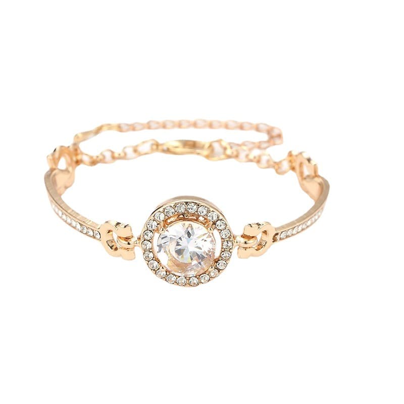 Fashionable and popular eight hearts and eight arrows zircon bracelet for women, elegant and versatile, high end diamond bracelet jewelry