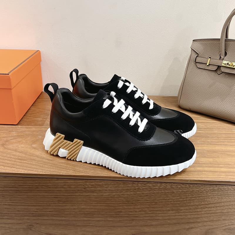 H Brand 2026 Début Printemps Nouvelles Baskets à lacets en cuir véritable pour hommes et femmes, chaussures de course plates et polyvalentes