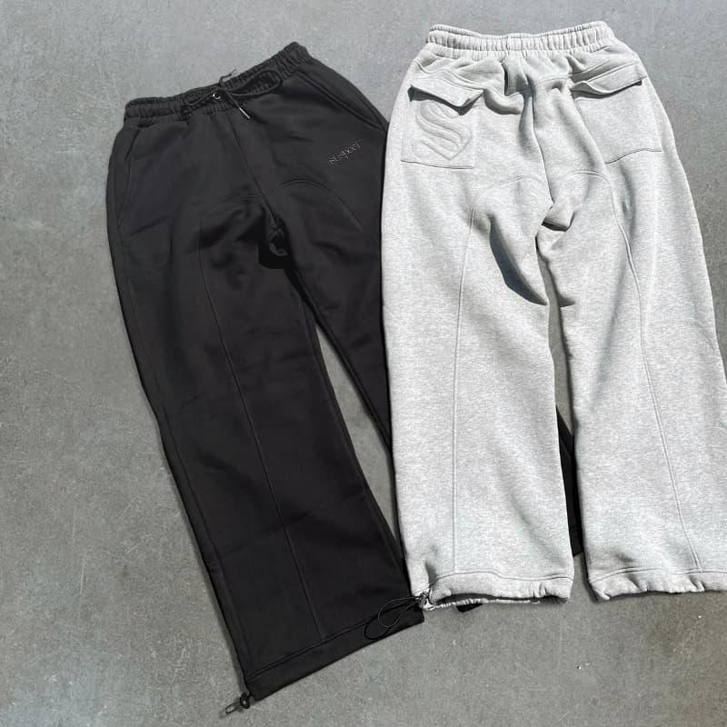 Y2K Loose Jogger Embroidered Button Pocket Drawstring Sweatpants Streetwear Harajuku Vintage Minimalism