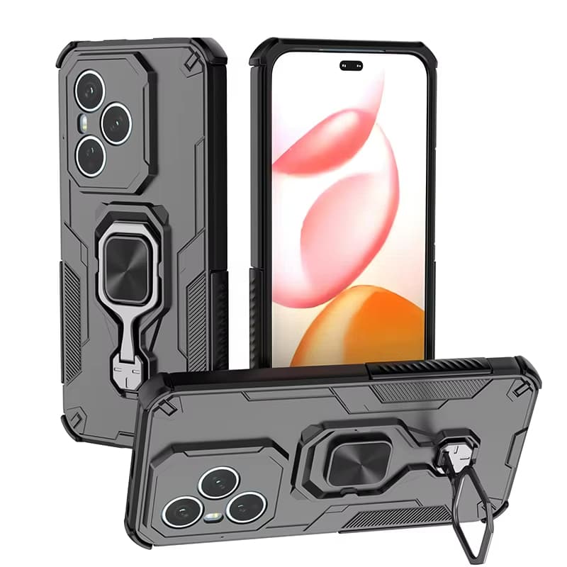 Case Honor 400 200 Lite For Huawei Pura 70 Ultra Pro Slide Camera Ring Stand Armor Anti-Fall Protection Kickstand Cover