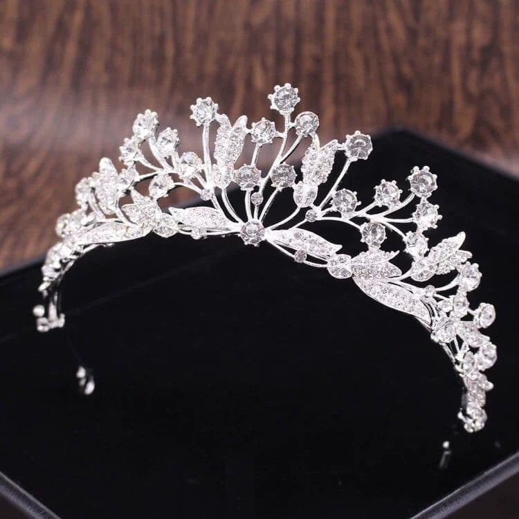 Korean new bridal jewelry rhinestone bridal crown wedding headwear hair accessories wedding dress accessories hair hoops in stock