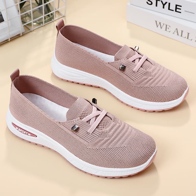 Women's shoes Breathable light comfortable casual shoes flying woven shoes