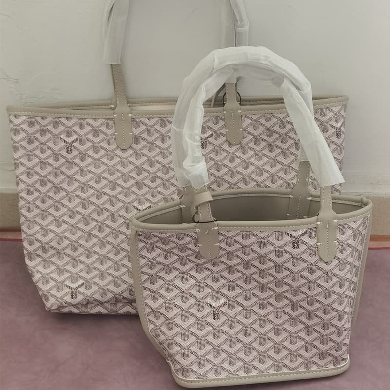 Sac cabas en édition limitée 2026, motif de dent de chien, 170e anniversaire, gris et rose, idéal pour les courses, les mamans et autres occasions