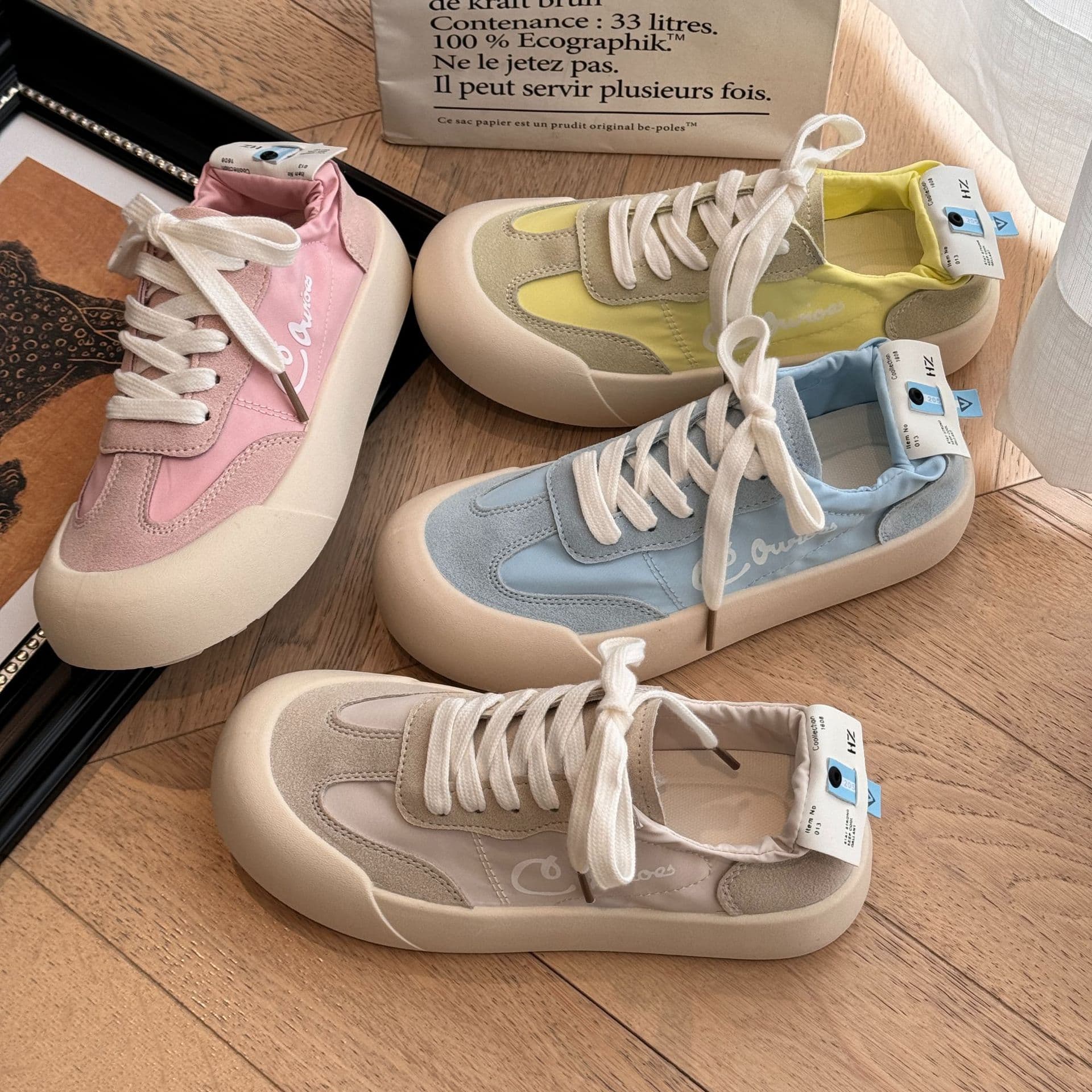 Spring And Summer New Student Women's Small White Breathable Casual Board Versatile Trendy Single Shoes, Korean Version