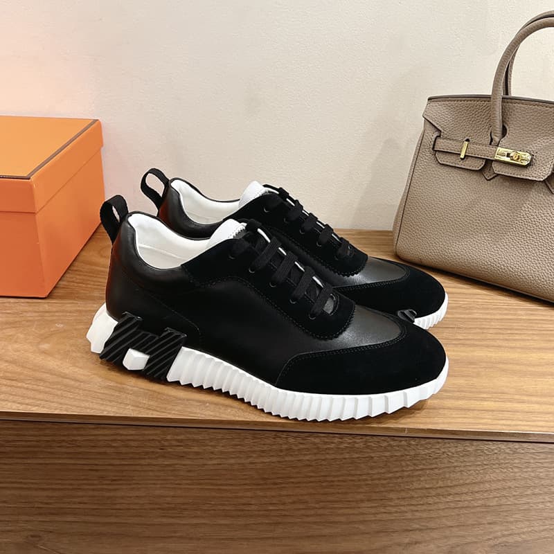 H Brand 2026 Début Printemps Nouvelles Baskets à lacets en cuir véritable pour hommes et femmes, chaussures de course plates et polyvalentes