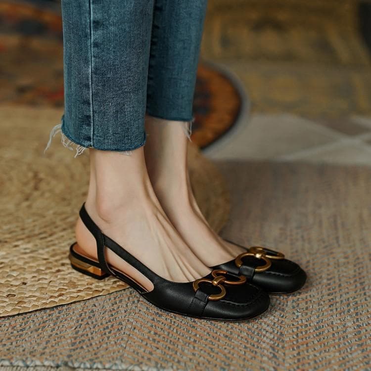 Women's new summer vintage French flats Fairy single shoes