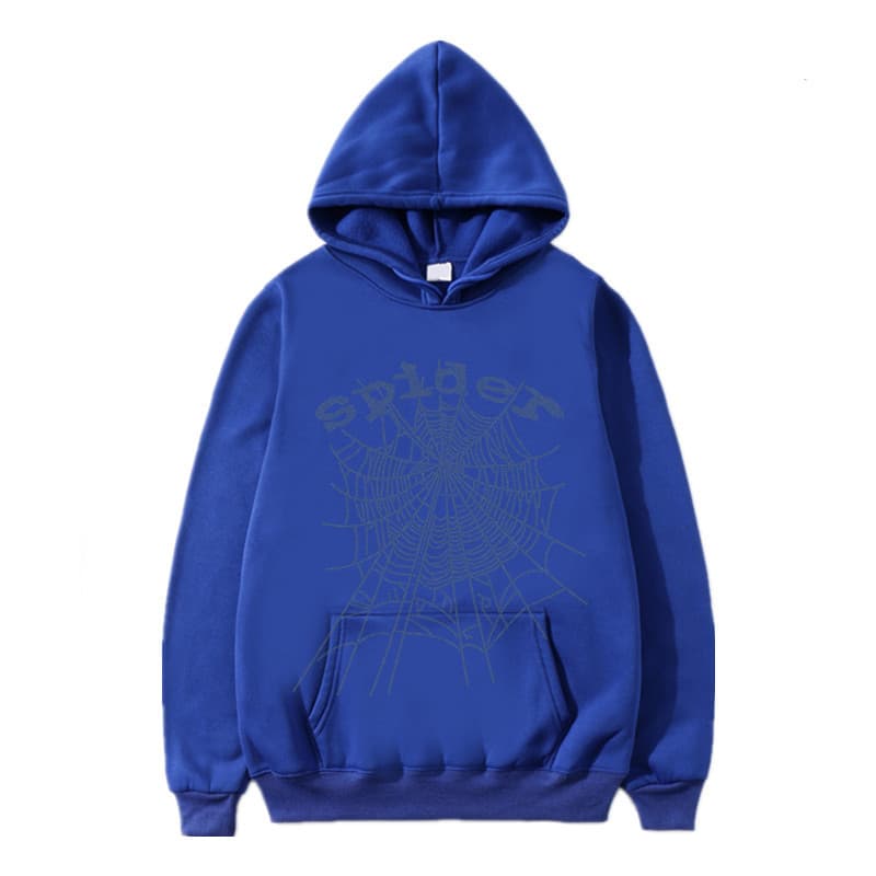 Pull à capuche Singer Letter Sp5der Spider Web Hot Diamond pour homme et femme, idéal pour le printemps et l'automne
