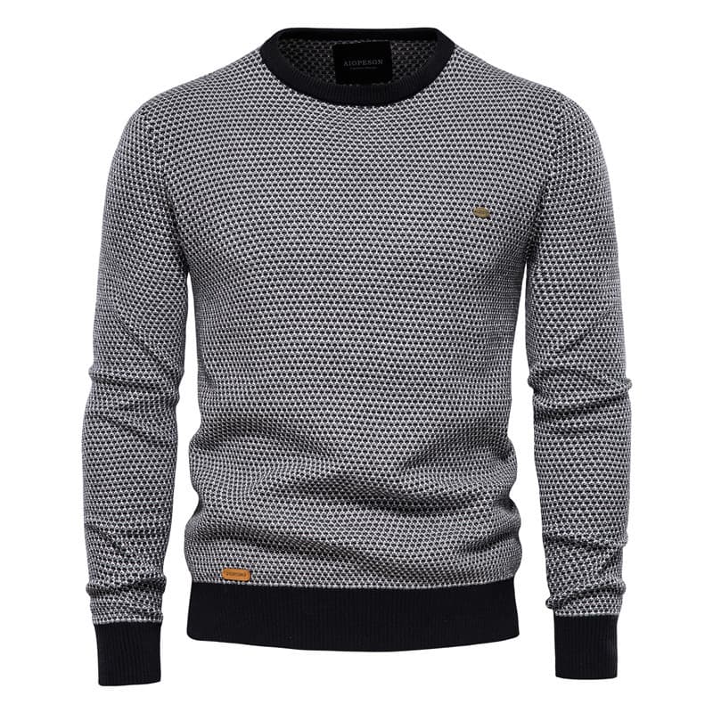 Men's round neck personalized pullover