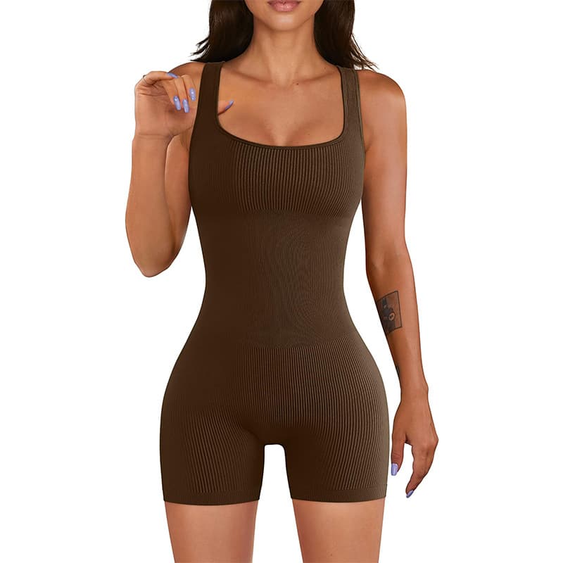 Women's clothing One-piece Yoga Wear Fitness Wear Threaded One-piece Suit Seamless Sports Running Yoga One-piece Bodysuit