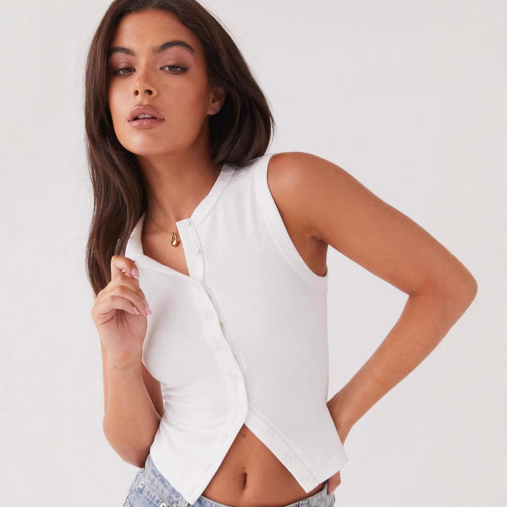 Women's Clothing New Slim Sleeveless Vest