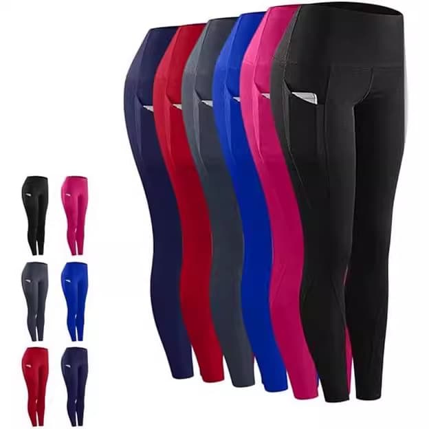 Women's Clothing Yoga Pants Sports Pants Waist Hip Lifting Pants Women's Pants Sweat Absorbent Quick Drying Leggings Women's Large Size