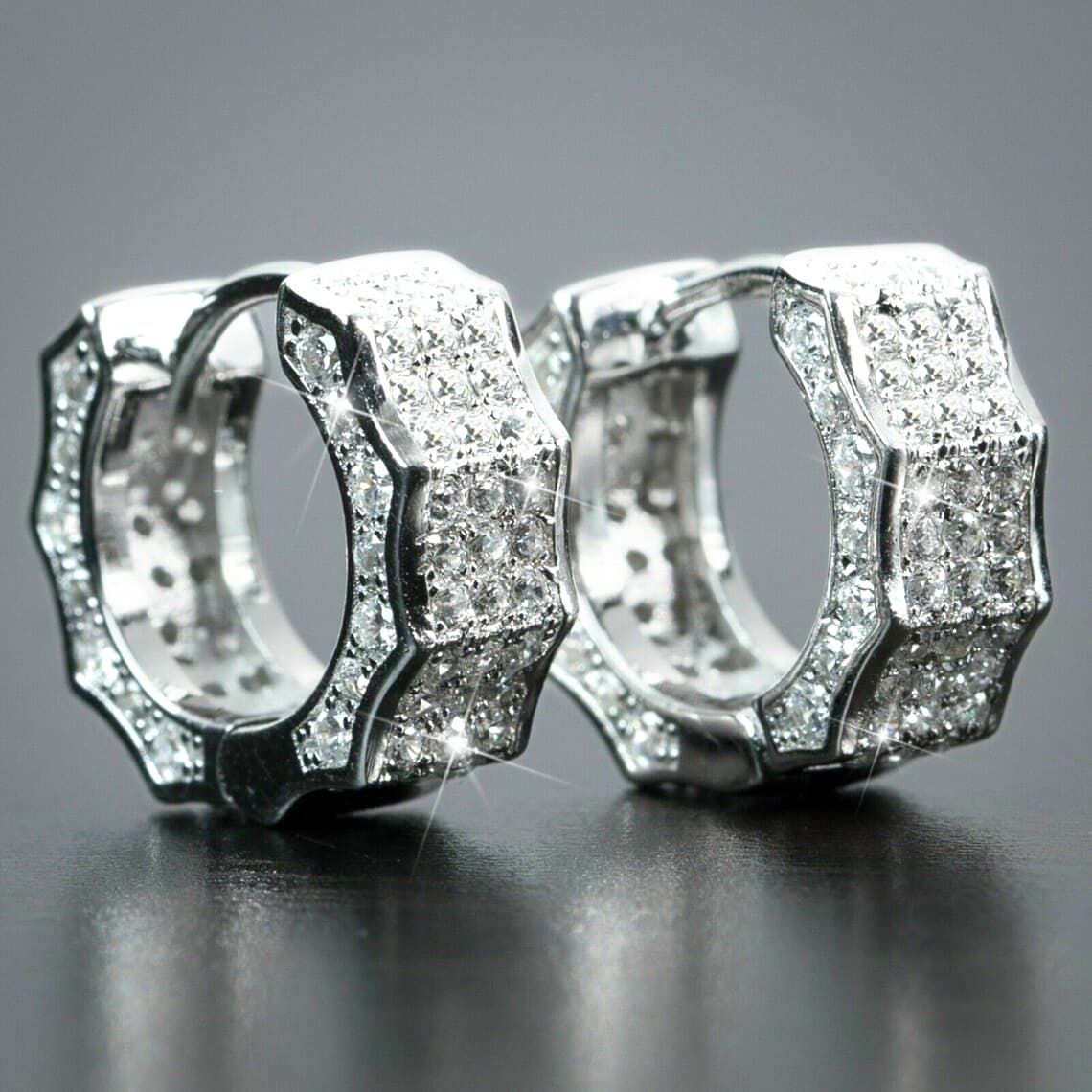 Unisex Jewelry Fashion fashion multi-color zircon earrings temperament crystal earrings jewelry