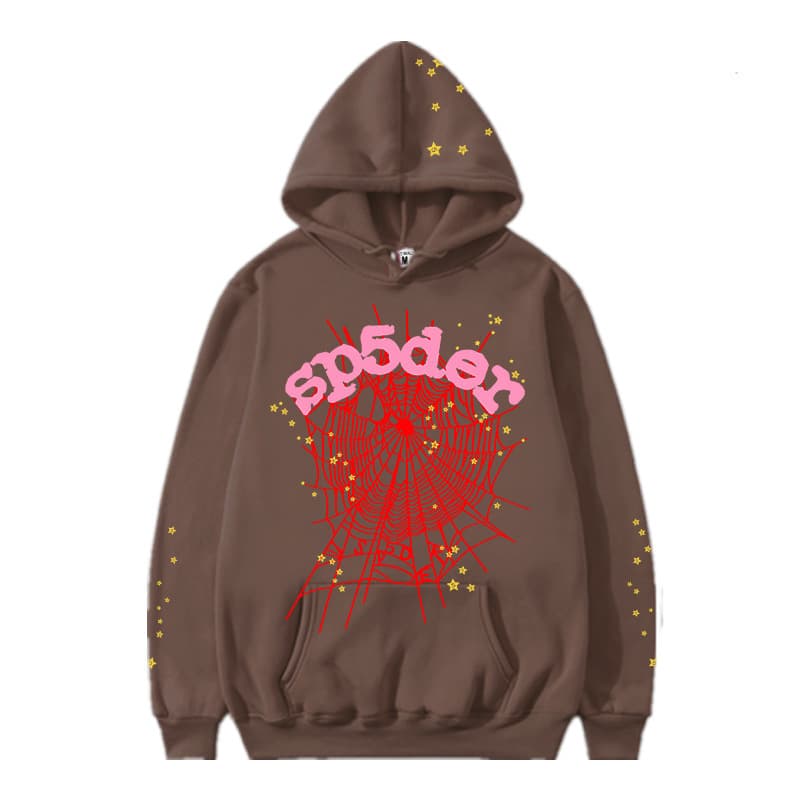 Sweat à capuche et pantalon de survêtement imprimé automne/hiver de la série Spider 555