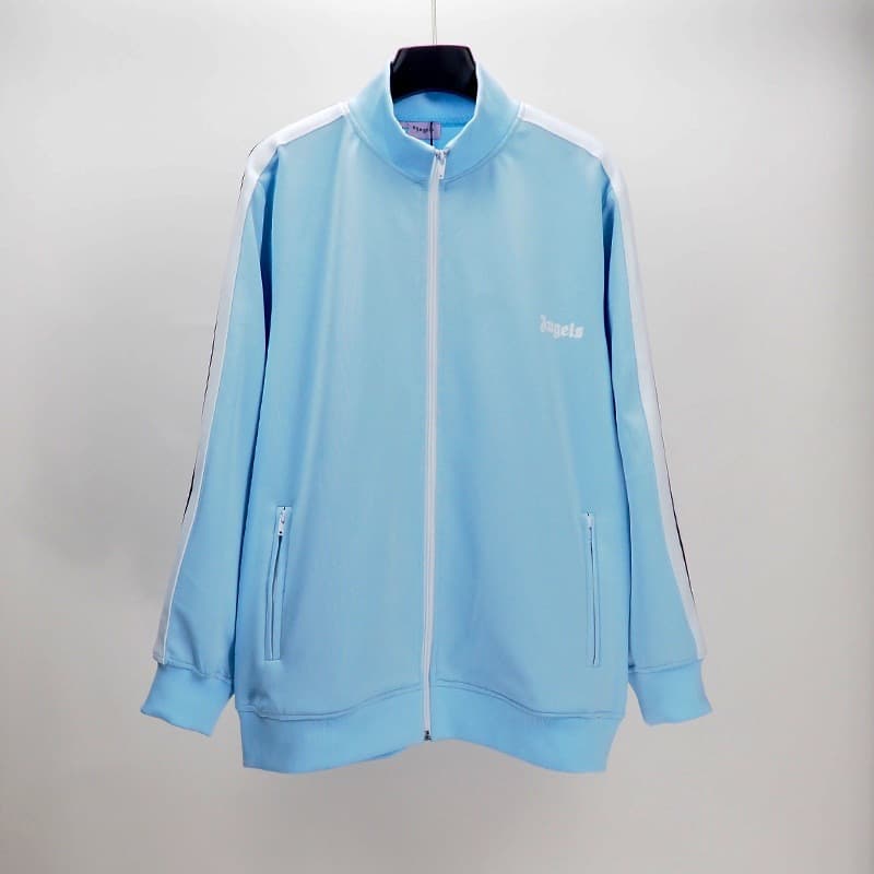 Veste de sport à rayures arc-en-ciel avec fermeture éclair et palmier, uniforme scolaire pour homme, nouvelle version 2025