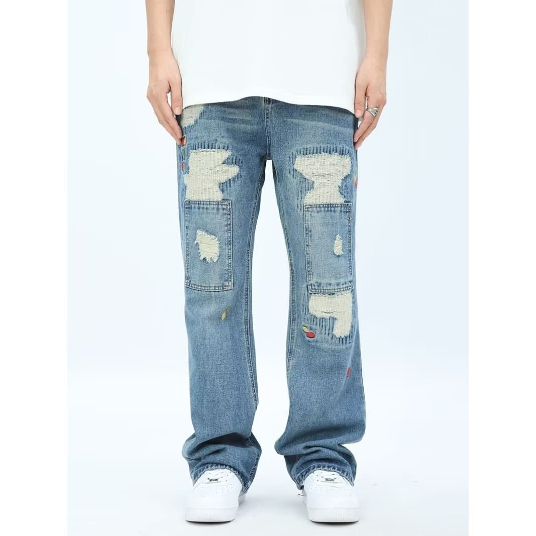 Men's Clothing Autumn Trousers Temperament Fashionable Versatile Jeans