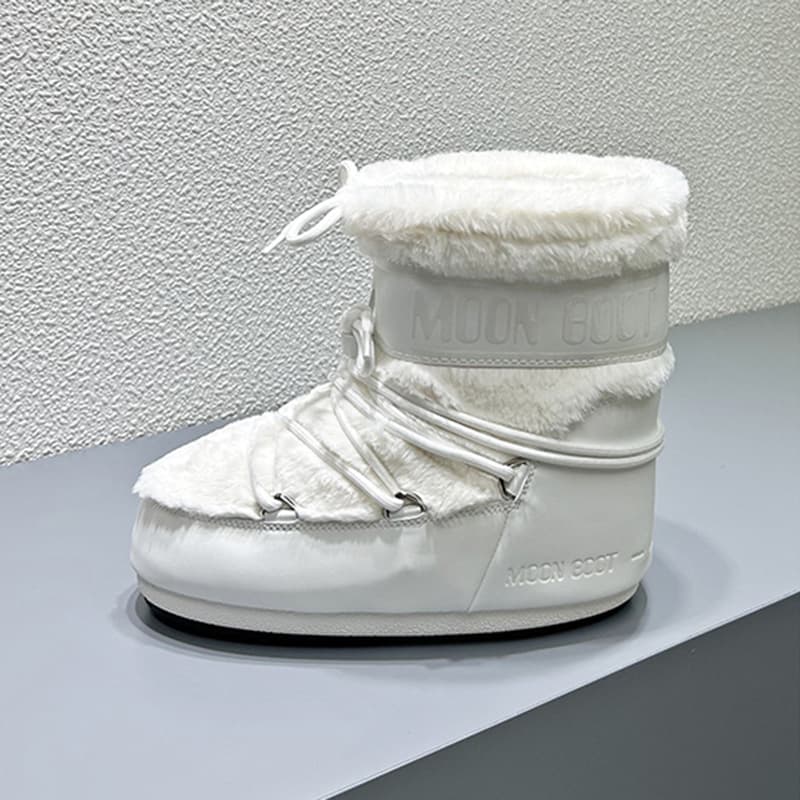 Bottes courtes à lacets pour femmes, collection hiver 2024 : chaudes et épaisses, en coton antidérapant et résistant à l’usure.
