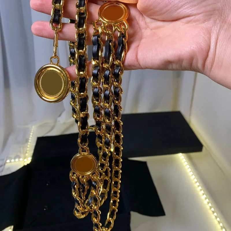 Belts Top Quality Vintage Gold Chain for Women Goth Fashion Charm Designer Jewelry 2022 Trendy Boho