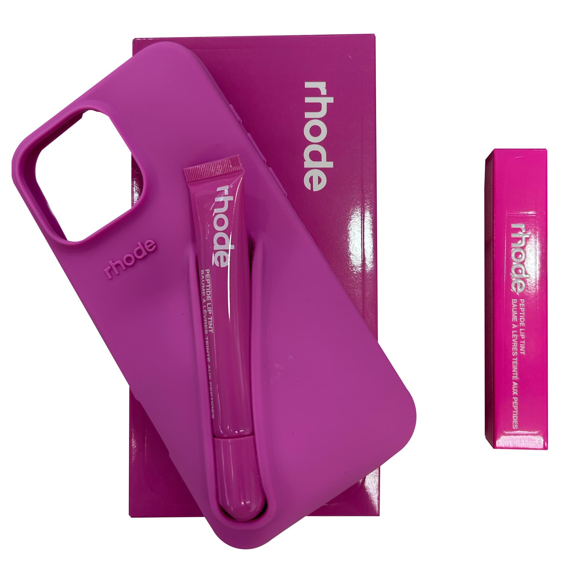 Étui de protection en silicone Lipstick Haily Sam Styl 1514 compatible avec iPhone 16 Pro Max, antichoc et intégral