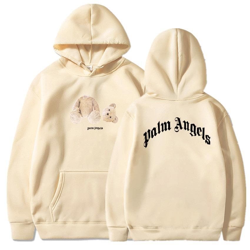 Chaopai palmier Angel Bear anges ours ours en peluche couple imprimé Sweat à capuche