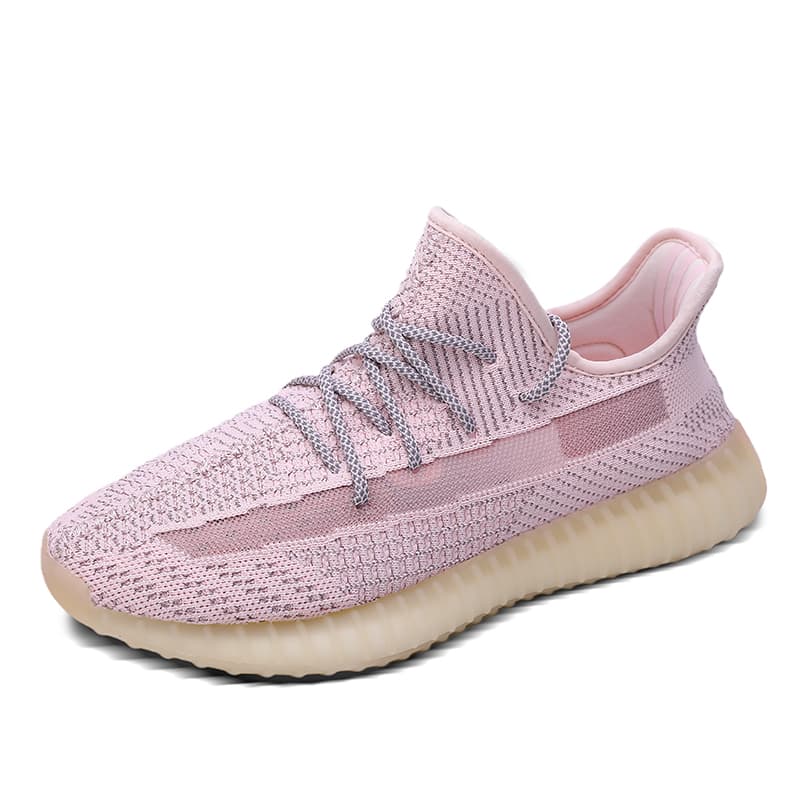 Chaussures de couple pour hommes 350 véritables semelles en pop-corn, chaussures de sport légères, chaussures de course décontractées et souples