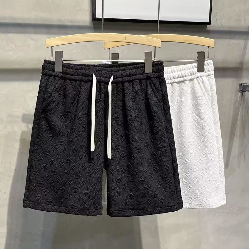 Men's plus Size American Style Casual Shorts Trendy Brand Thin Loose Design Sporty Five Point Pants mid Waist Black Beige Gray