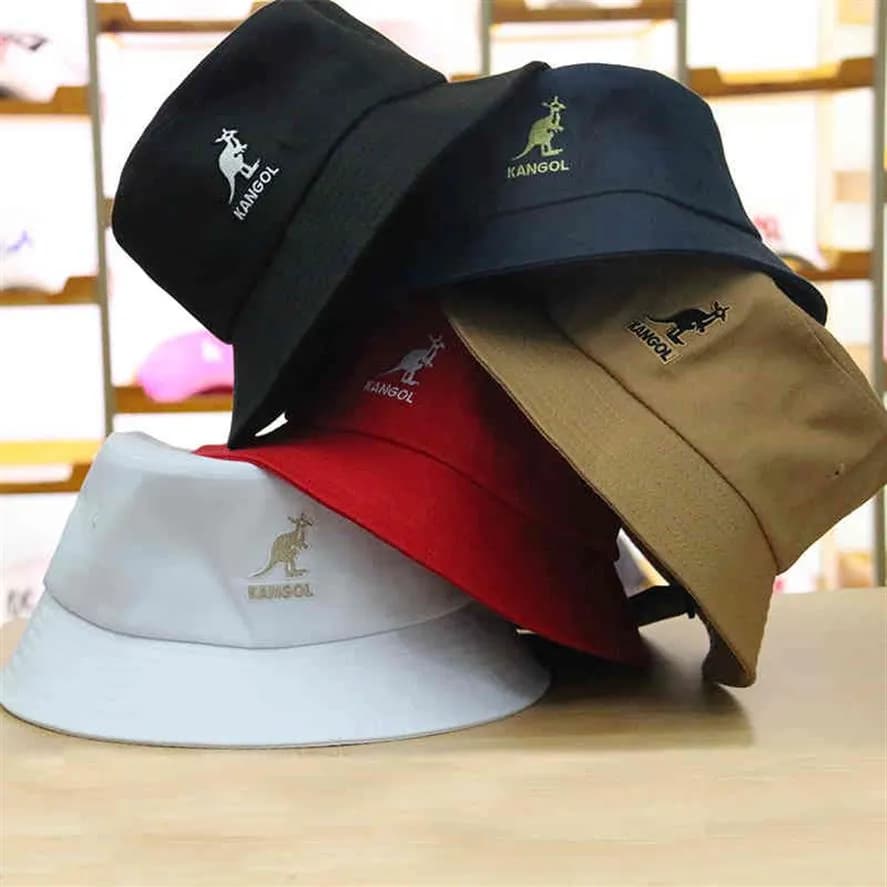 Stingy Brim Hats Designer Cotton Bucket Hat for Men Women Kango Outdoor Sport Fishing Cap Summer Sun Beach Fisher
