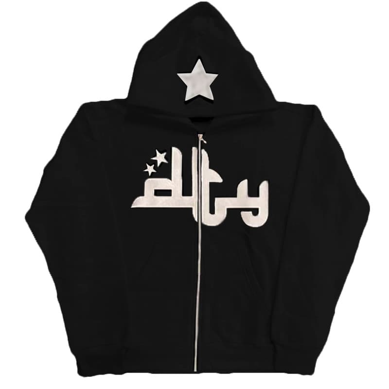 Men's Clothing Dark style hip hop goth Harajuku Y2k kawaii zipper hoodie men and women Harajuku casual jacket sweatshirt