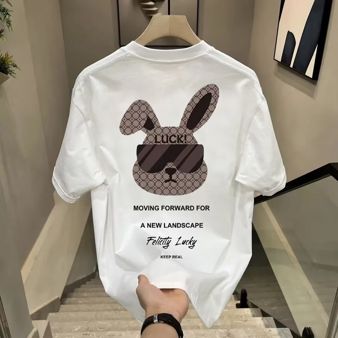 Men's Clothing Short sleeved T shirt men's design niche summer trend men's loose high end quality large size tops brand