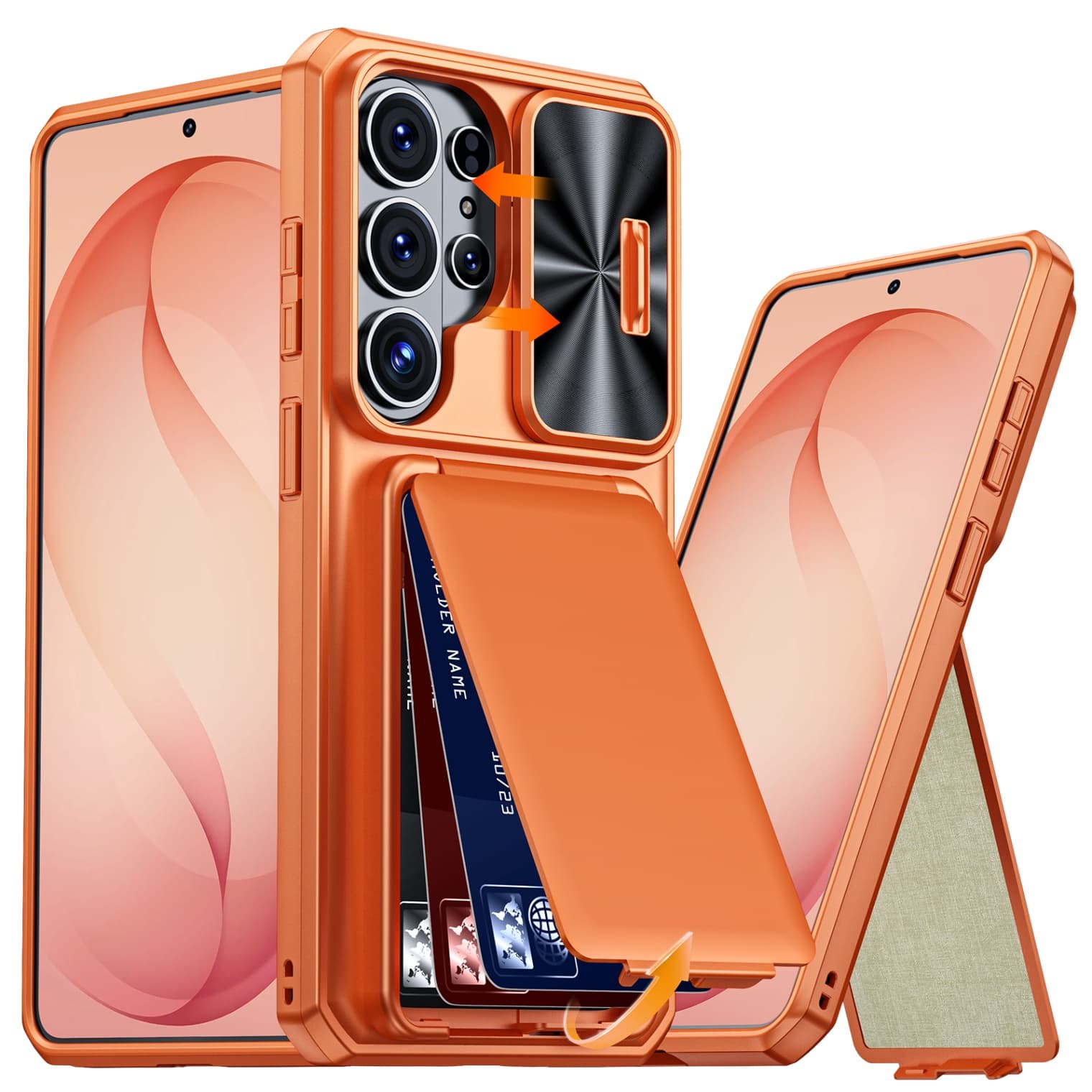Card Case Cross-border Application Samsung Galaxy S26 Ultra Case Card Case Mobile Phone Case S26 Anti-drop Protective Case