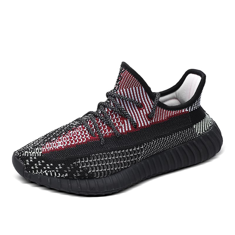 Chaussures de couple pour hommes 350 véritables semelles en pop-corn, chaussures de sport légères, chaussures de course décontractées et souples