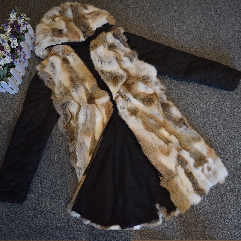 Women's Clothing Parker real rabbit fur liner Fur rabbit fur liner