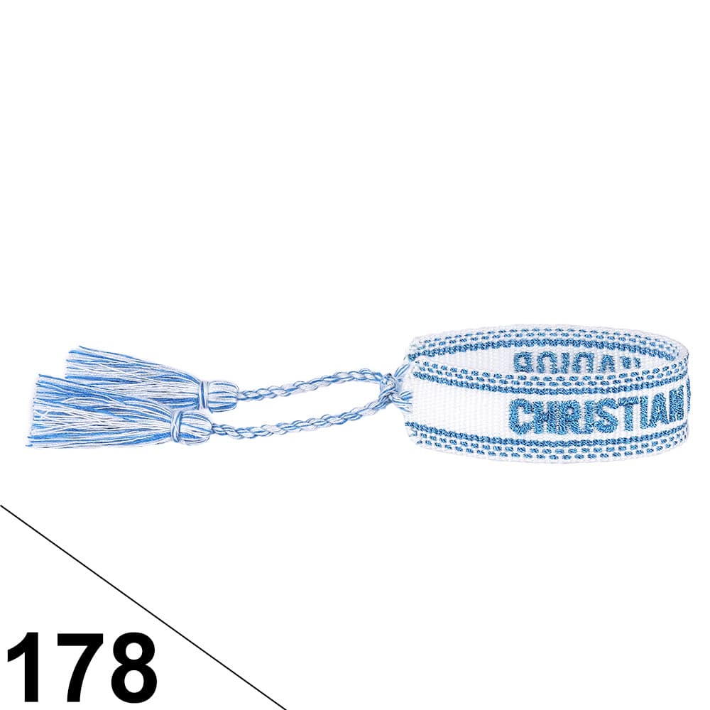 Bracelet unisexe tendance avec lettres tressées