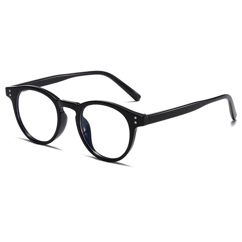Retro Classic Rice Nail Glasses Anti-Blu-ray Flat Light Frame Male and Female Oval PC Wholesale Tortoiseshell