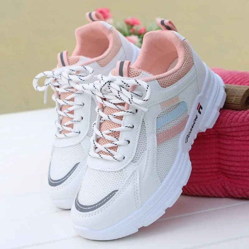 Dad Shoes Women New Shoes Version Breathable Mesh Student Sports Shoes Versatile Casual White Shoes