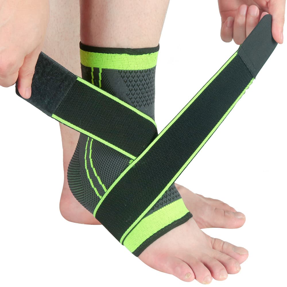 Nylon sports ankle protection men and women sports four sided elastic warm breathable ankle fixed ankle protection