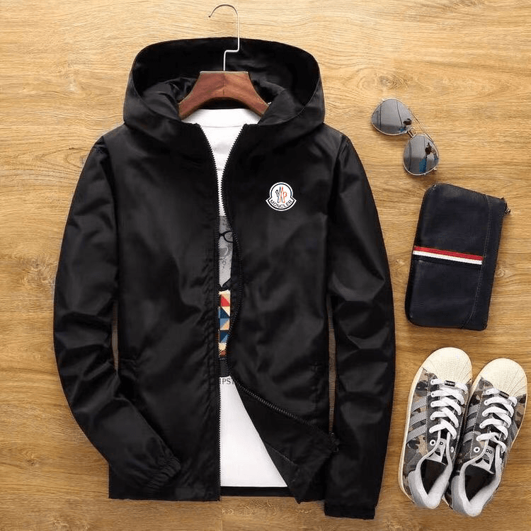 Veste à capuche Tide pour homme, coupe-vent de couleur unie, printemps et automne