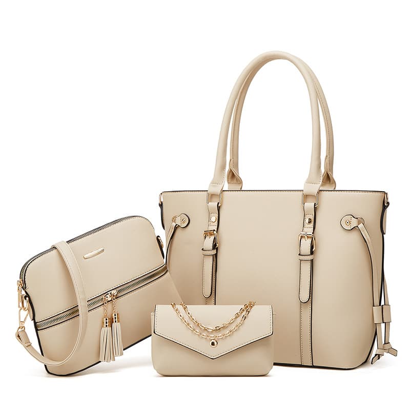 Handbag Set For Women Simple Fashion Women's Tote Bag Three-piece Set