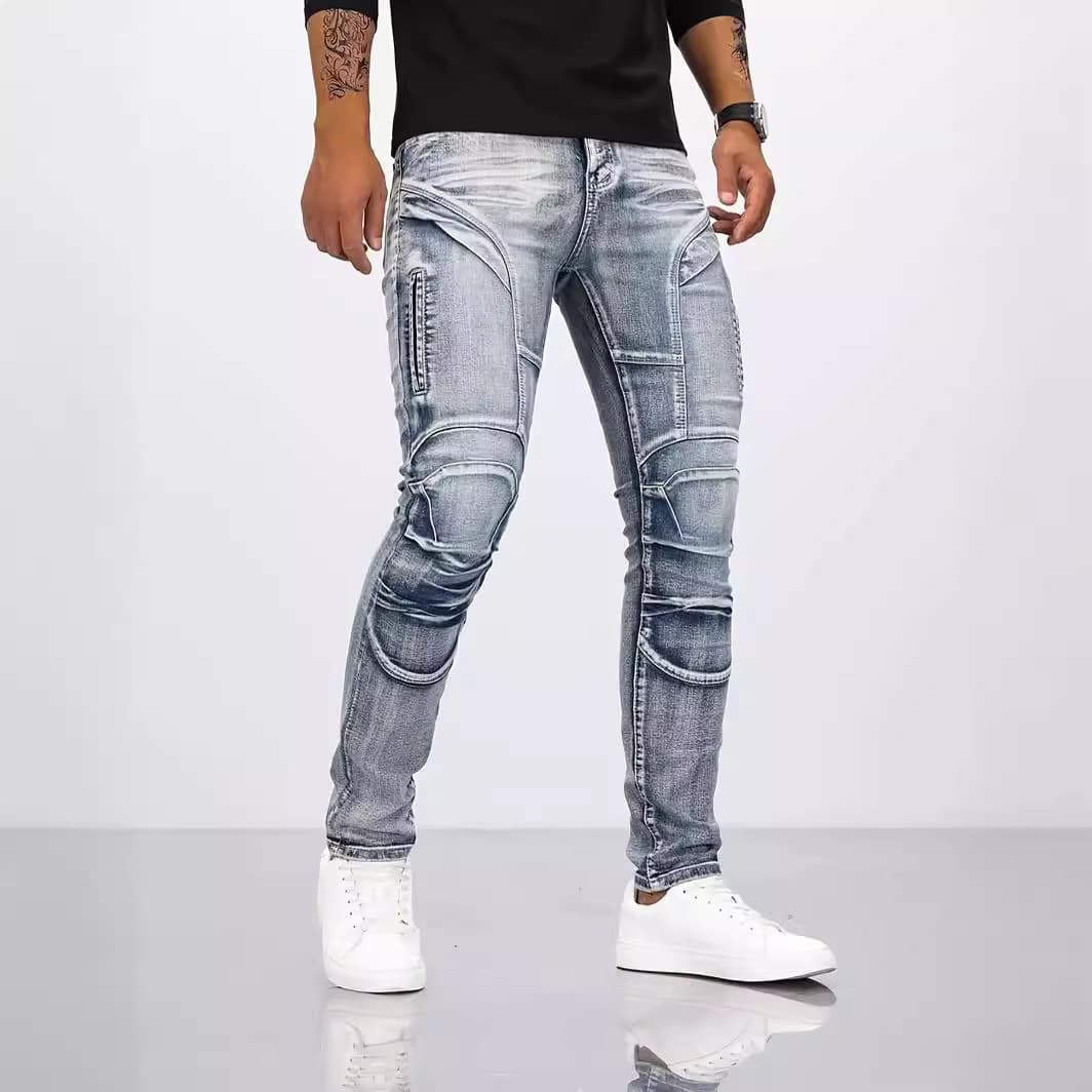 Men's Clothing Strictly Selected Good Goods Motorcycle Jeans Men's Elastic Cycling Pants Kevlar Tear Resistant Motorcycle Jeans
