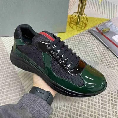 Chaussures de course polyvalentes en cuir verni véritable de haute qualité pour l'été 2025 de la Coupe des Amériques