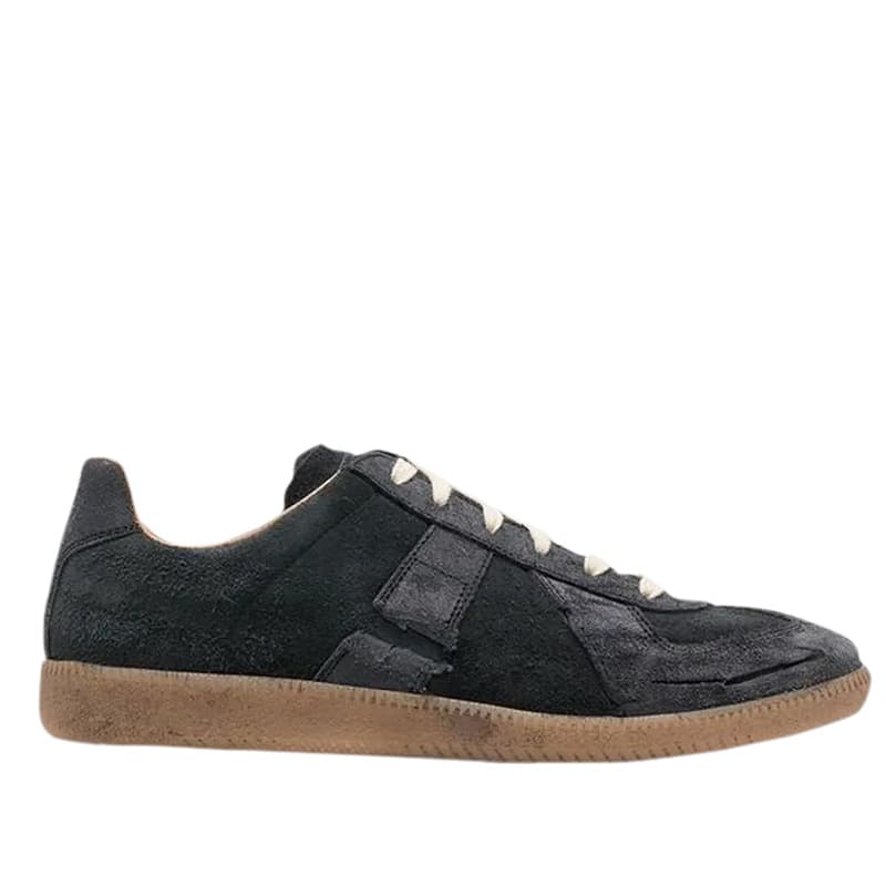 Chaussures décontractées pour hommes, style rétro tendance printemps, chaussures de sport allemandes à petit talon, multicolores, respirantes et