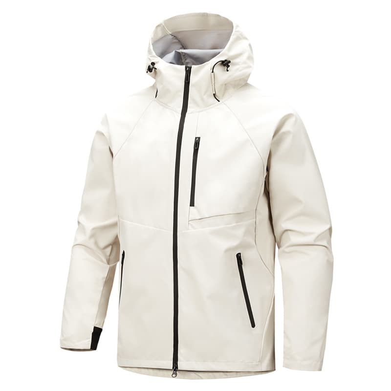 Unisex Waterproof Windbreaker Jacket - Lightweight Hooded Raincoat For Outdoor Hiking, Cycling & Travel, Breathable Spring/Fall Coat