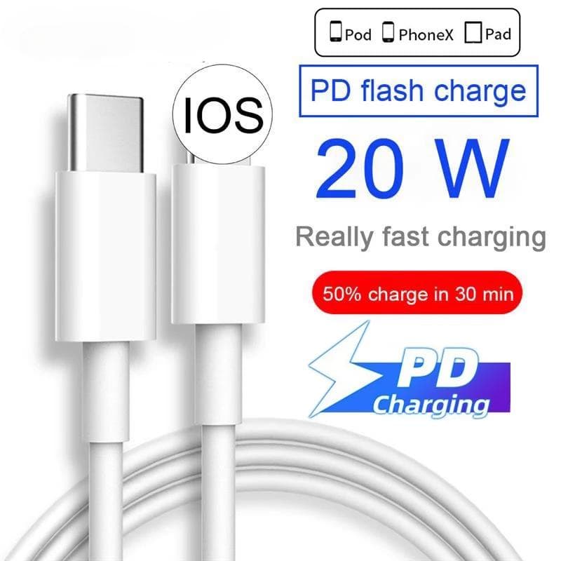 Chargeur mural PD 120 W QC3.0 avec câble - Adaptateur secteur pour téléphone USB-C (États-Unis, Europe, Royaume-Uni) - Kit de charge rapide unive