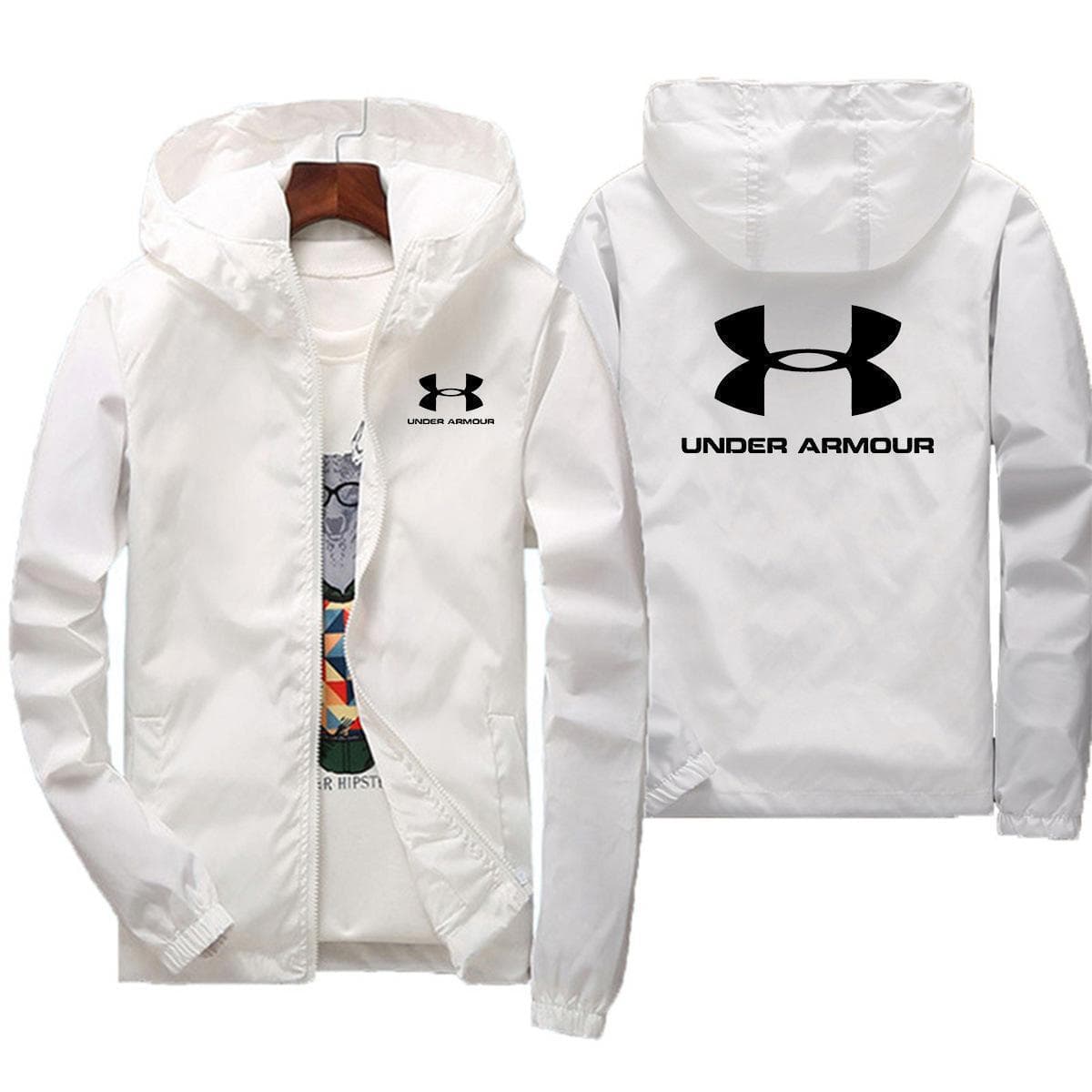Veste à capuche tendance pour homme, coupe-vent ample et fine, coupe-vent élégant et coupe-vent pour jeunes