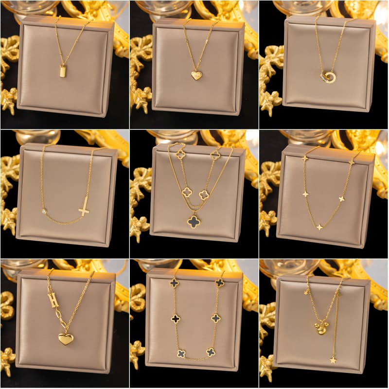 Titanium Steel Necklace For Women, Light , Exquisite, Fashionable, Versatile, Non-Fading Clavicle Chain